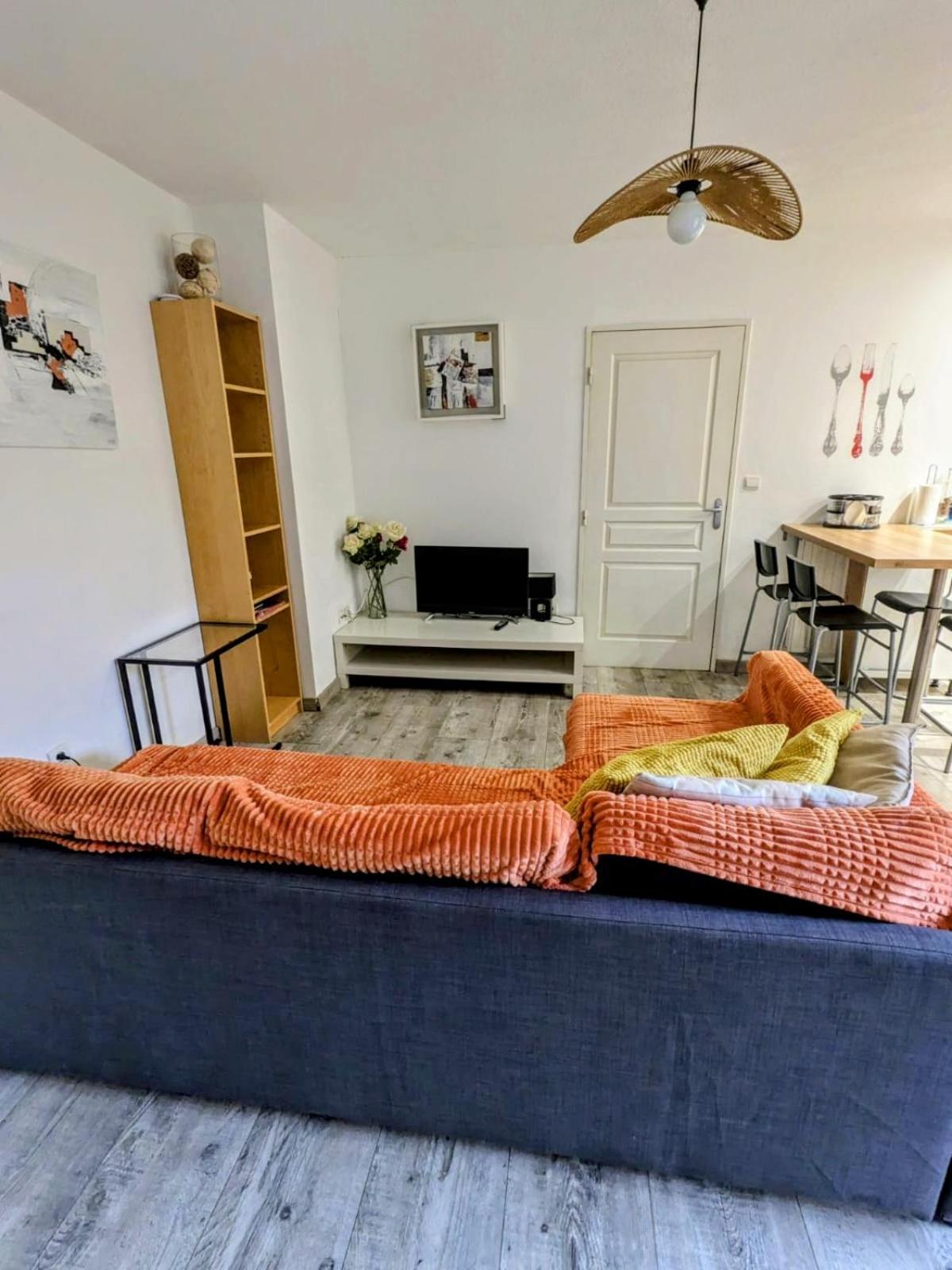 Ferienwohnung F2 garage box WiFi terasse clim Gare Fac Eco Richter Montpellier Exterior foto